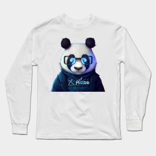 Computer Web Developer Panda Long Sleeve T-Shirt